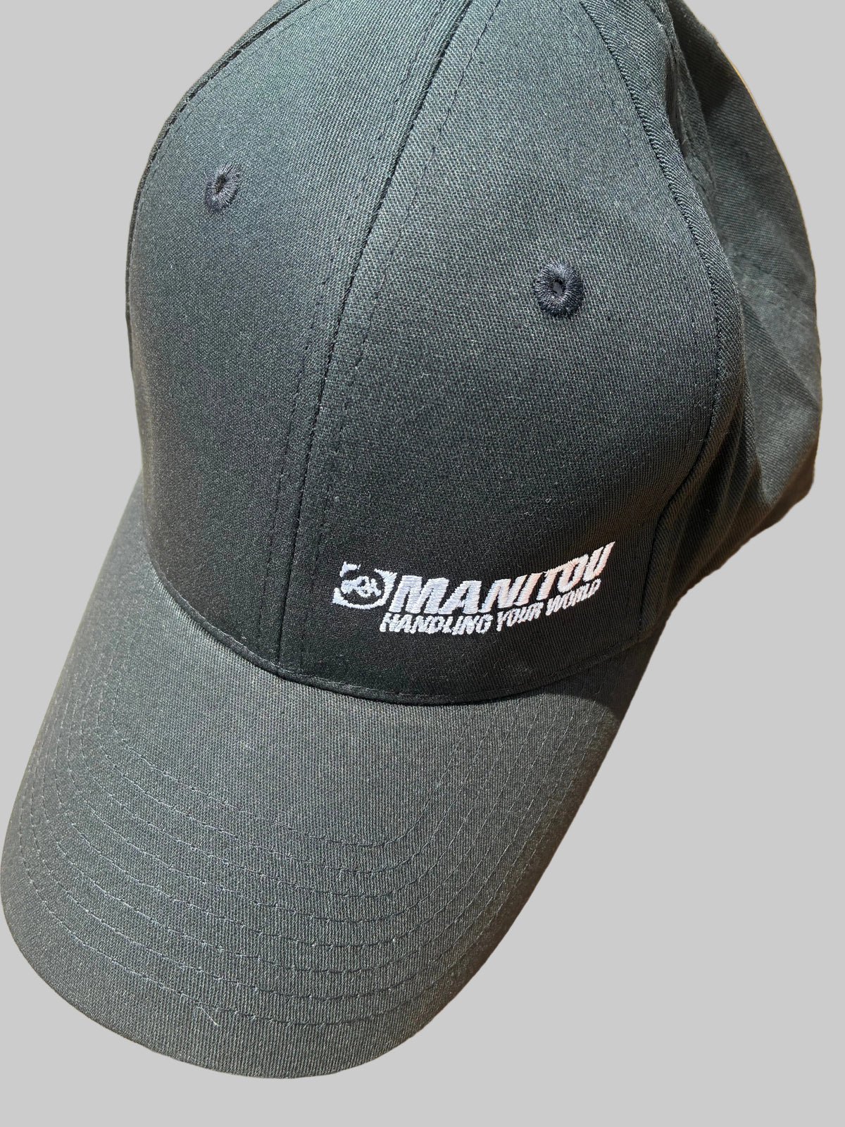 Manitou Handling Your World Black Adjustable Baseball Cap