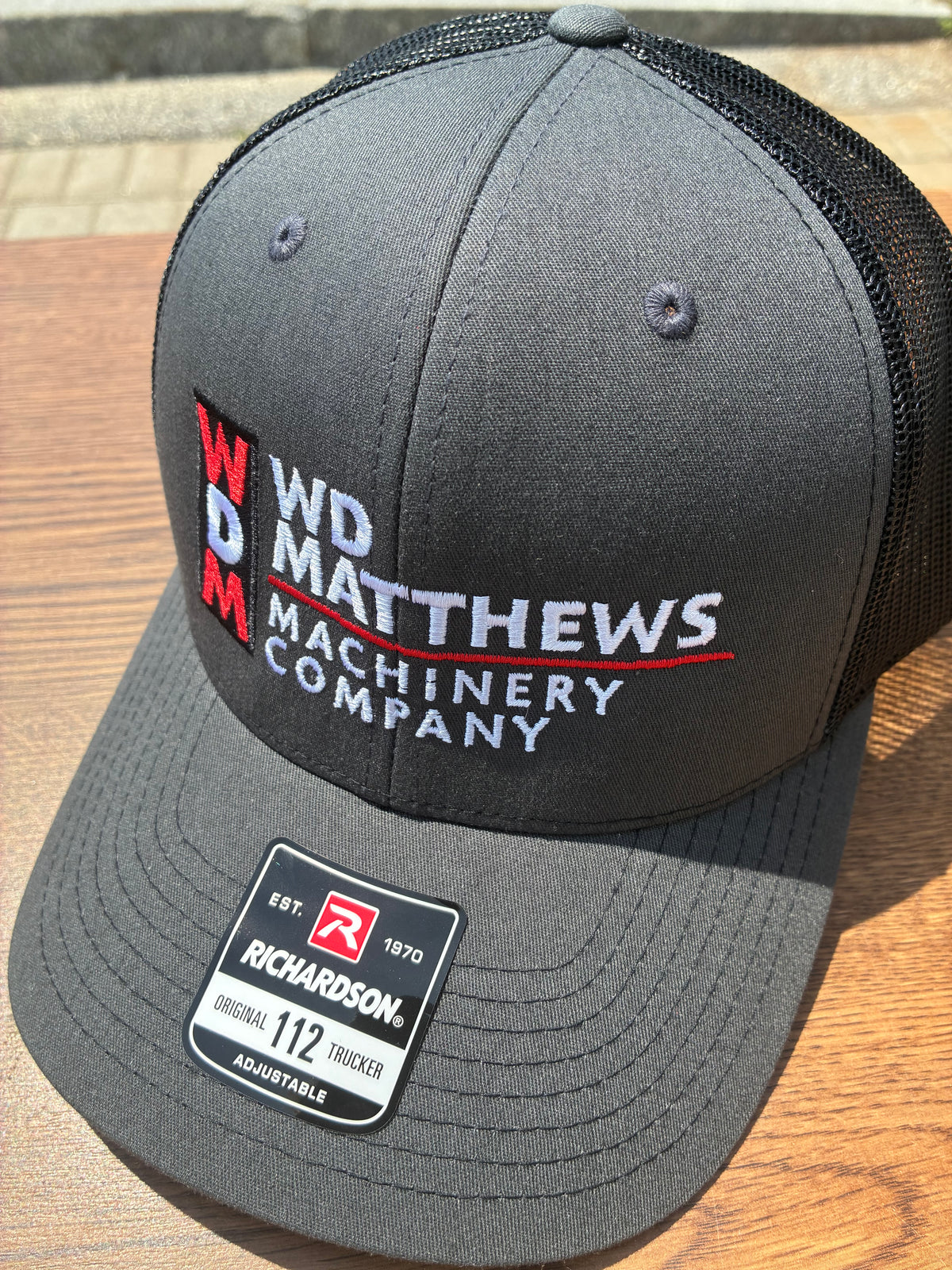 Original W.D. Matthews Gray Adjustable Baseball Cap