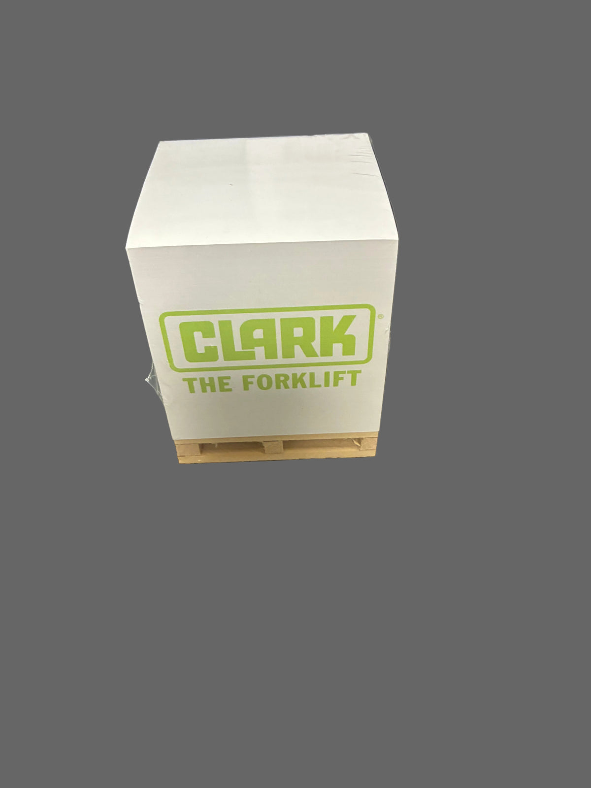 Clark Note pad on mini pallet